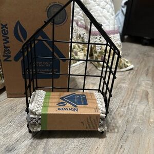 Norwex Counter Cloth Set with Black Holder